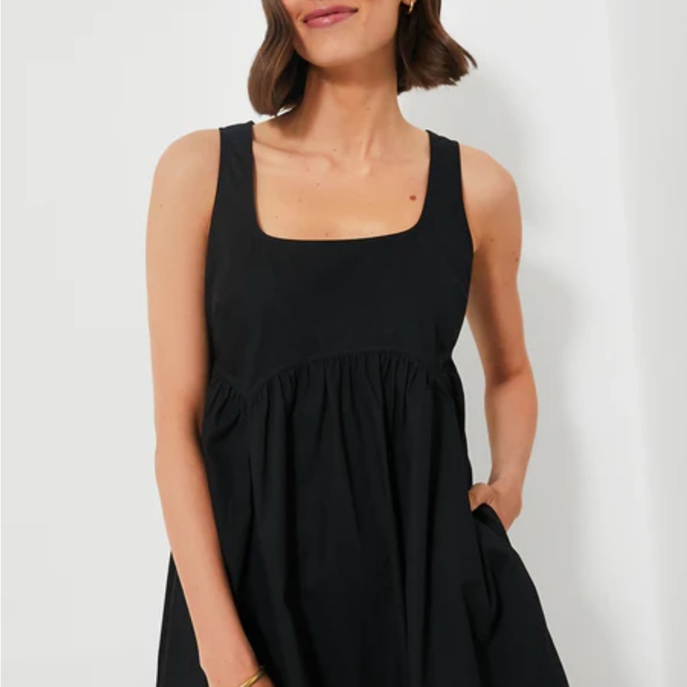 Pomander Place Black Sleeveless “Porto” Mini Dress - NEW